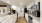 a kitchen with white cabinets