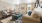 a living room with a couch and a chair
